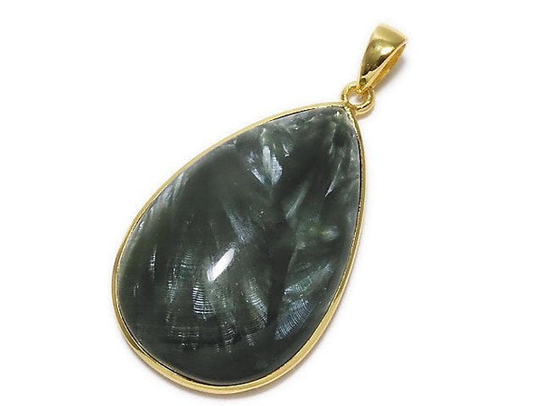 [Video][One of a kind] Seraphinite AAA Pendant 18KGP NO.6