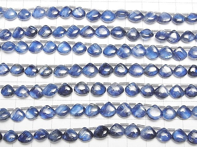 [Video]High Quality Kyanite AAA- Chestnut (Smooth) half or 1strand beads (aprx.7inch/18cm)