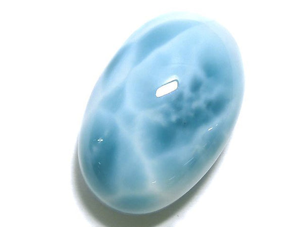 [Video][One of a kind] High Quality Larimar Pectolite AAAA Cabochon 1pc NO.587