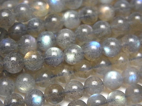 [Video] High Quality Labradorite AAA- Round 6mm half or 1strand beads (aprx.15inch/37cm)