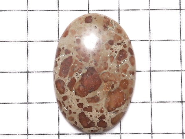 [Video][One of a kind] Asteroid Jasper Cabochon 1pc NO.3