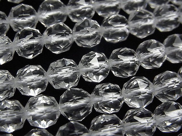 [Video] Crystal AAA Star Faceted Round 8mm half or 1strand beads (aprx.15inch/37cm)