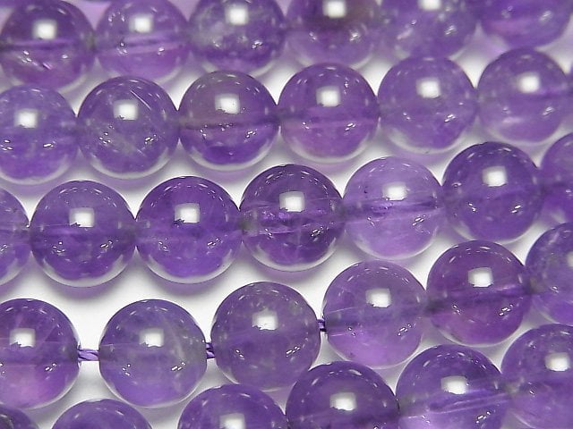 [Video]Amethyst AA Round 8mm 1strand beads (aprx.15inch/36cm)