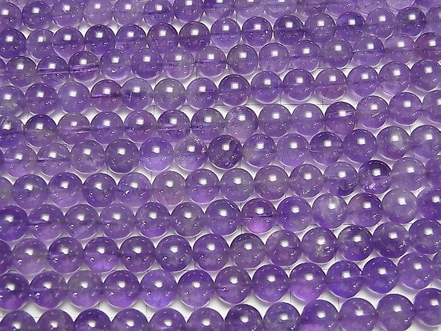 [Video]Amethyst AA Round 8mm 1strand beads (aprx.15inch/36cm)