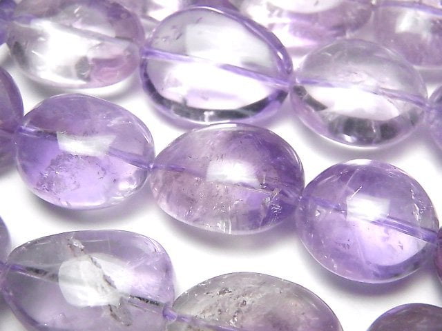 [Video]High Quality Light Color Amethyst AA++ Nugget half or 1strand beads (aprx.15inch/36cm)