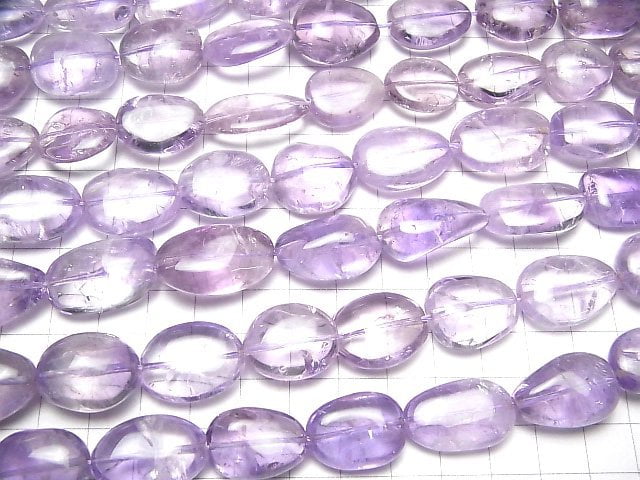 [Video]High Quality Light Color Amethyst AA++ Nugget half or 1strand beads (aprx.15inch/36cm)