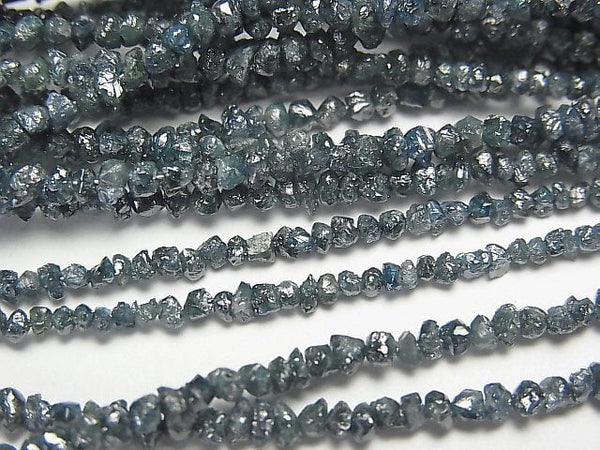 [Video] Blue Diamond Chips (Small Nugget ) half or 1strand beads (aprx.16inch/40cm)