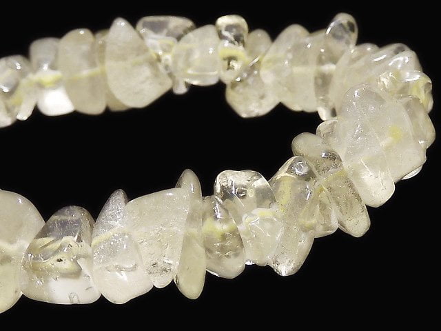 [Video][One of a kind] Libyan Desert Glass AAA Chips (Small Nugget ) Bracelet NO.307