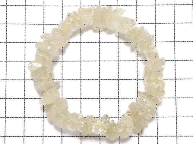 [Video][One of a kind] Libyan Desert Glass AAA Chips (Small Nugget ) Bracelet NO.307