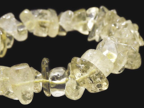 [Video][One of a kind] Libyan Desert Glass AAA Chips (Small Nugget ) Bracelet NO.310