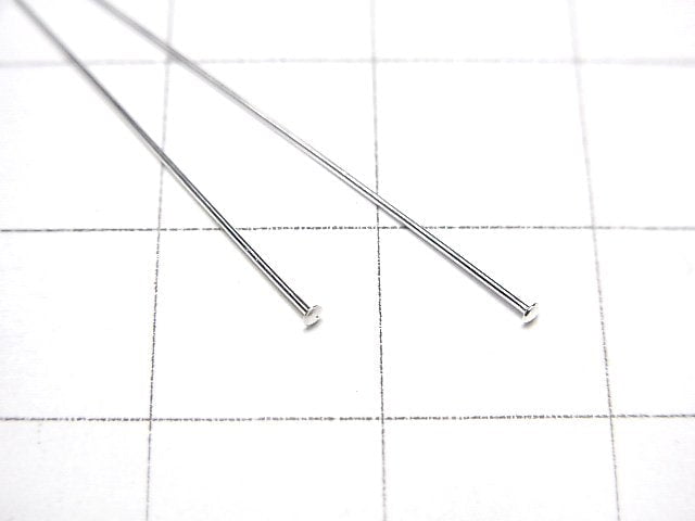 Silver Filled Head Pin [0.4x25][0.4x38] 10pcs - !