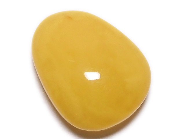 [Video][One of a kind] Baltic Amber Cabochon Honey Color 1pc NO.38