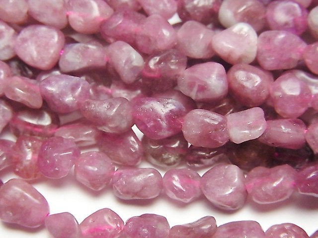 [Video]Pink Tourmaline AA Small Size Nugget 1strand beads (aprx.15inch/38cm)