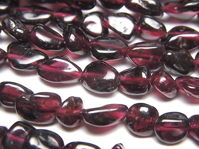 [Video] Garnet AA Nugget 1strand beads (aprx.15inch/36cm)