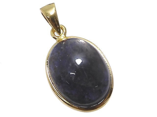 [Video][One of a kind] Iolite AAA- Pendant 18KGP NO.130