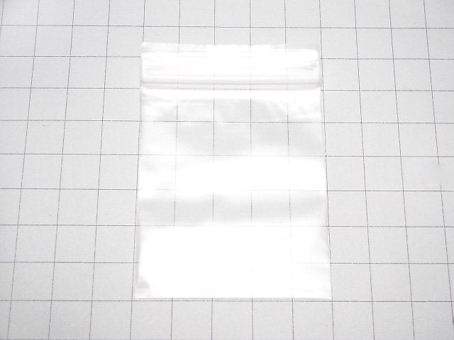 Zipper plastic bag 70x50mm [clear] 1 pack