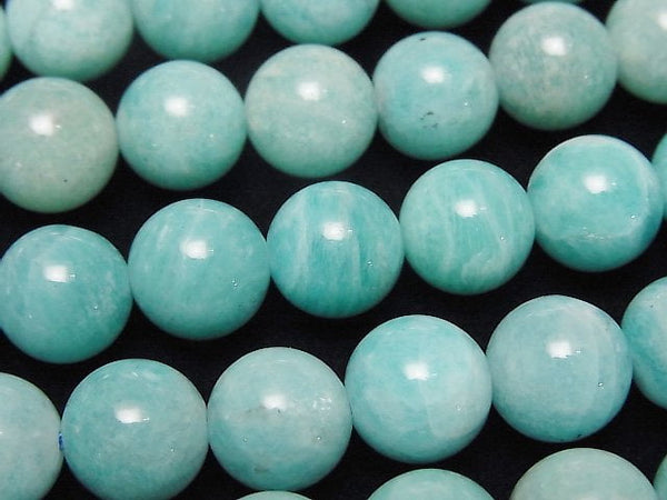 [Video]Amazonite AA+ Round 10mm half or 1strand beads (aprx.15inch/36cm)
