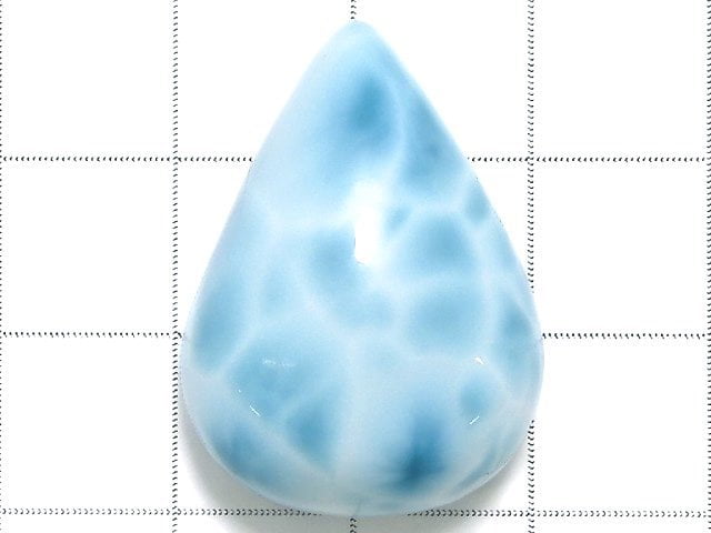 [Video][One of a kind] High Quality Larimar Pectolite AAA Cabochon 1pc NO.3