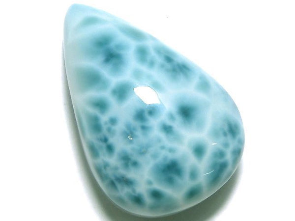 [Video][One of a kind] High Quality Larimar Pectolite AAA Cabochon 1pc NO.4