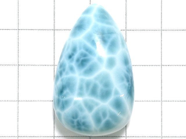[Video][One of a kind] High Quality Larimar Pectolite AAA Cabochon 1pc NO.6