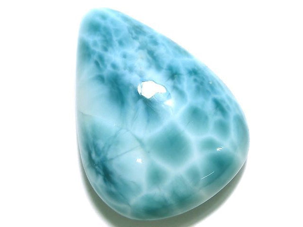 [Video][One of a kind] High Quality Larimar Pectolite AAA Cabochon 1pc NO.7