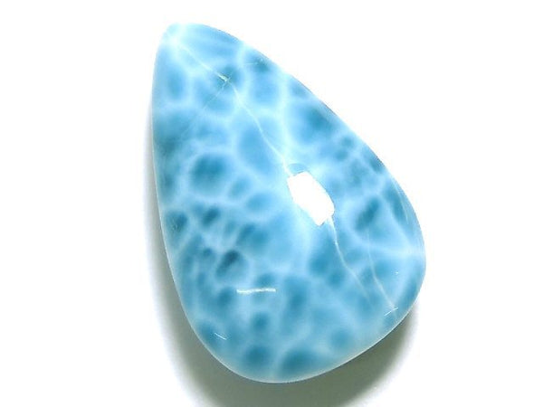 [Video][One of a kind] High Quality Larimar Pectolite AAAA Cabochon 1pc NO.301