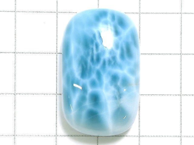 [Video][One of a kind] High Quality Larimar Pectolite AAAA Cabochon 1pc NO.308