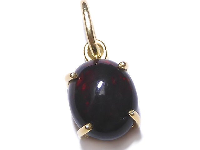 [Video] [One of a kind] High Quality Ethiopian Black Opal AAA Pendant 18KGP NO.17