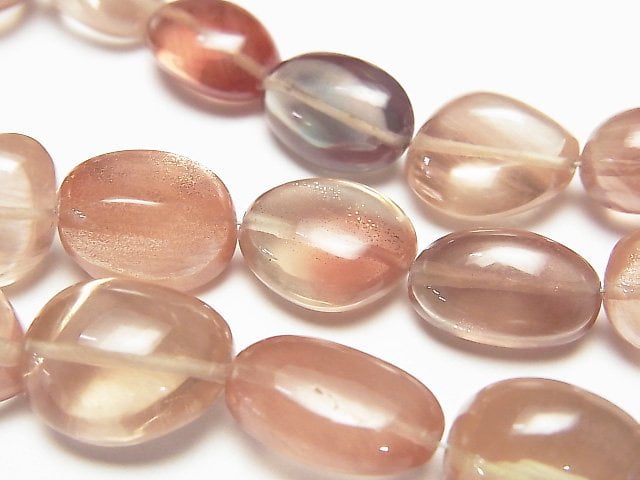 [Video][One of a kind] High Quality Oregon Sunstone AAA Nugget Beads 1strand