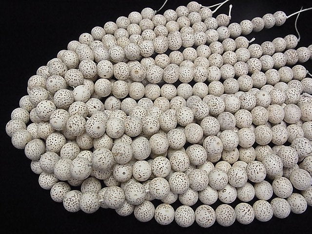[Video] Linden Seed Beads Round (Semi Round )12mm half or 1strand (Approx 32m)