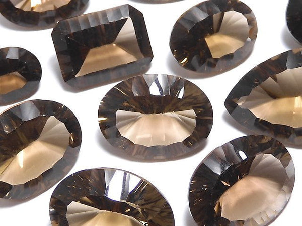 [Video][One of a kind] High Quality Smoky Quartz AAA Loose stone Concave Cut 20pcs set NO.18