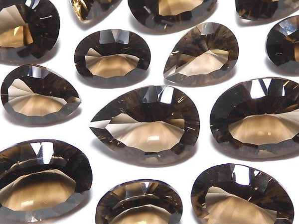 [Video][One of a kind] High Quality Smoky Quartz AAA Loose stone Concave Cut 50pcs set NO.21