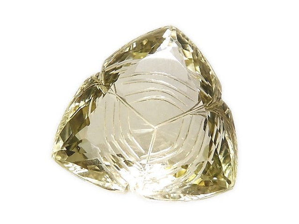 [Video][One of a kind] High Quality Lemon Quartz AAA Loose stone Carved Faceted 1pc NO.25