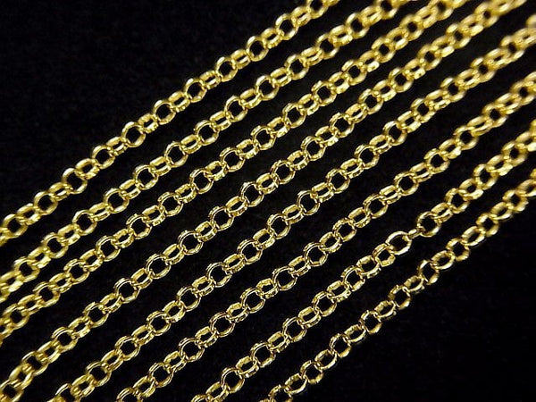 Silver925 Rolo Chain NO.2 1.7mm 18KGP [40cm][45cm][50cm][60cm] Necklace 1pc