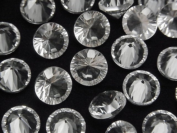 [Video]High Quality Crystal AAA Loose stone Round Concave Cut 10x10mm 2pcs