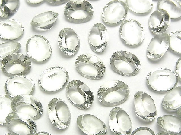 [Video]High Quality Green Amethyst AAA Loose stone Oval Concave Cut 10x8mm 3pcs