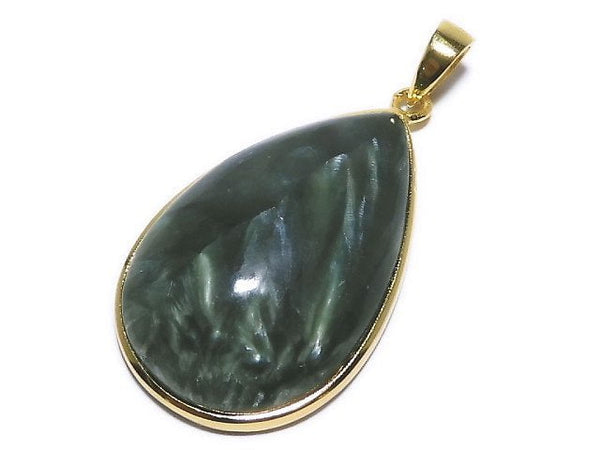 [Video][One of a kind] Seraphinite AAA Pendant 18KGP NO.44