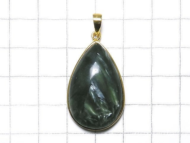 [Video][One of a kind] Seraphinite AAA Pendant 18KGP NO.44