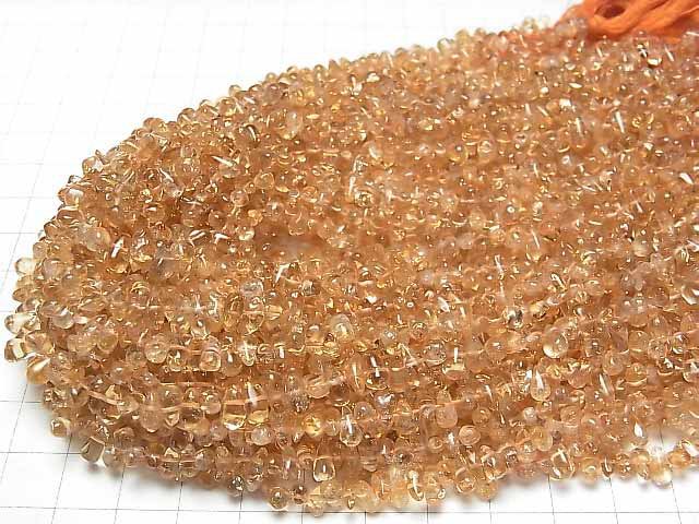 [Video]Citrine AA++ Drop-Nugget 1strand beads (aprx.13inch/33cm)