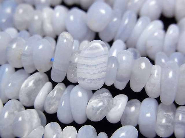 [Video]Blue Lace Agate AA Chips (Small Nugget ) 1strand beads (aprx.15inch/38cm)