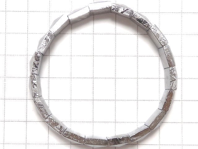 [Video] [One of a kind] Meteorite (Muonionalusta) Round 11.5mm Bracelet NO.1