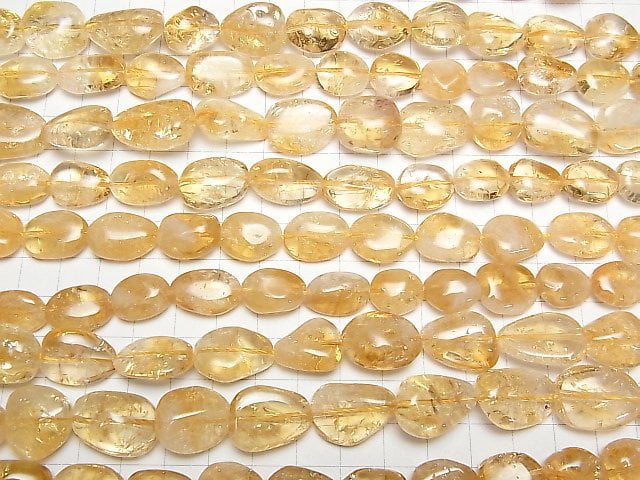[Video]Citrine AA+ Nugget half or 1strand beads (aprx.15inch/38cm)