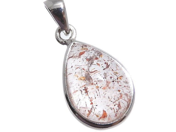 [Video][One of a kind] High Quality Lepidocrocite in Quartz AAA Pendant Silver925 NO.109