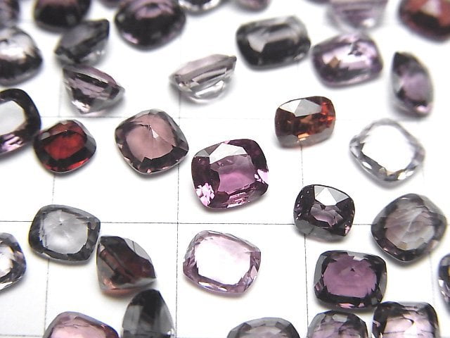 [Video]High Quality Multicolor Spinel AAA- Loose stone Rectangle Faceted 5-6mm 3pcs