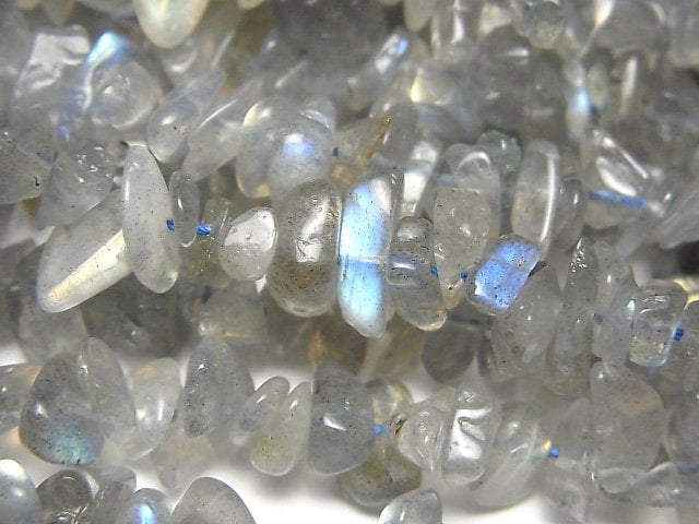 [Video]Labradorite AA++ Chips (Small Nugget ) 1strand beads (aprx.15inch/36cm)