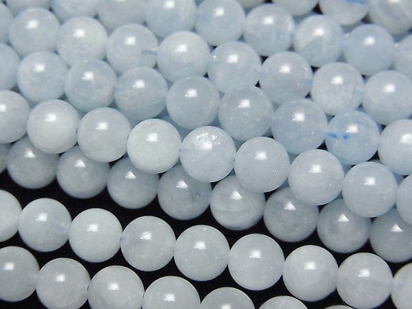 [Video]Aquamarine AA Round 6mm 1strand beads (aprx.15inch/37cm)