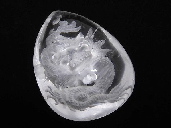 [Video][One of a kind] Crystal AAA Dragon (Four Divine Beasts) Carved 1pc NO.99