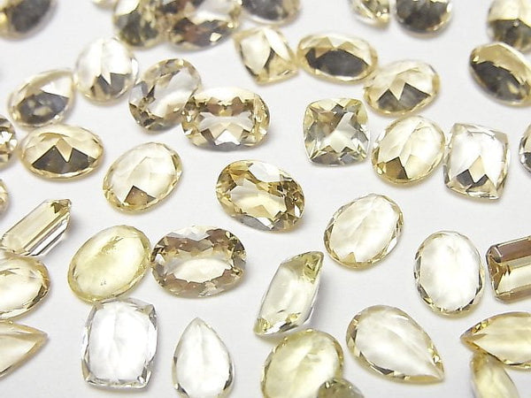 [Video]High Quality Heliodor AAA Loose stone mix shape Faceted 2pcs