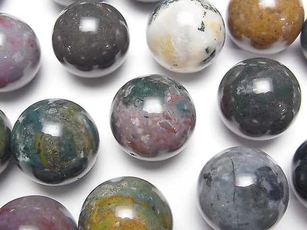 [Video] Indian Agate Sphere ,Round 25mm 1pc