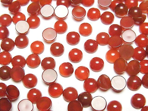 [Video] Red Agate AAA Round Cabochon 5x5mm 10pcs